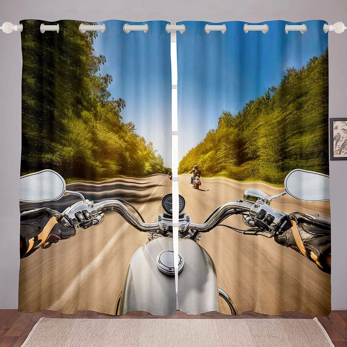 Rideaux de fenêtre léopard ultra doux contre la lumière du jour