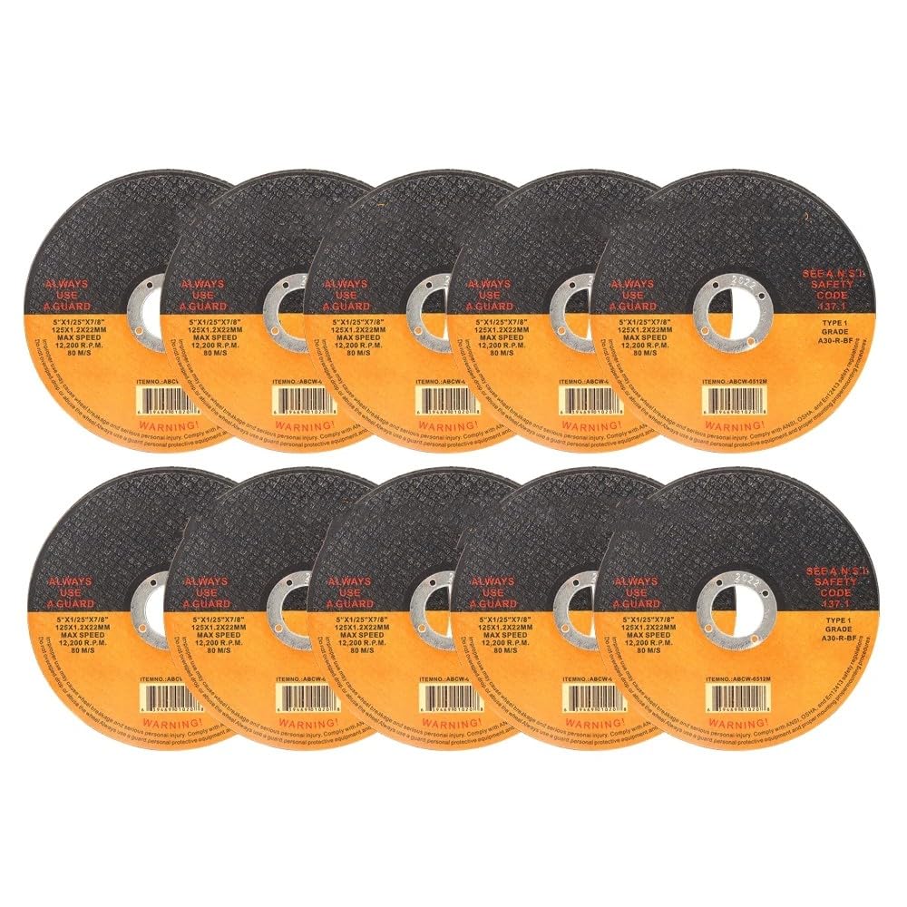 2-50Pcs 125mm Metal Stainless Steel Cutting Discs 5in Cut Off Wheel Flap Sanding Grinding Disc Angle Grinder Tools Accessories,25pcs