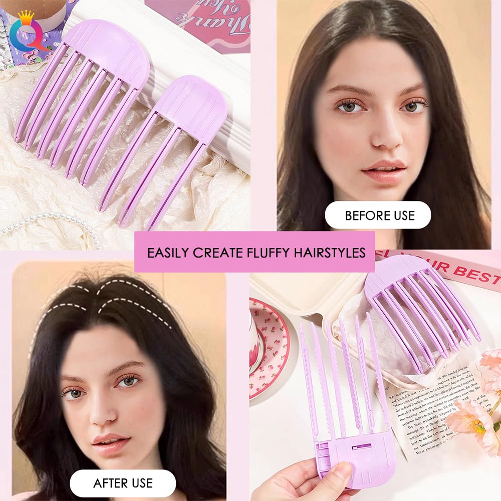 2PCS Clip Del Volume Della Radice - Clip Della Del Volume arricciatura | Clip Del Volume Per Radici | Volume Della Radice Dei Capelli | Pettine Per Radici Volume Dei Capelli Ricci