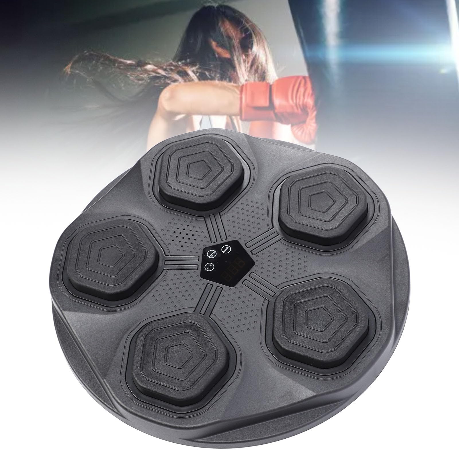Music Boxing Trainer Innovativo Bersaglio Elettronico da Parete per Allenamenti Coinvolgenti per Tutte Le età, Realizzato in Resistente PU e ABS