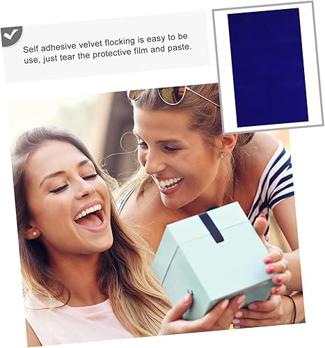 Miniatura 4 de BESTOYARD 3 unids The Fabric Bottom Fabric Drawer Liner Jewelry Drawer Fabric Homemade Supplies Decorar Liner Flocado Paño Joyería Paño Muebles