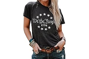Grunt Style Women's American Flag Shirt: Patriotic 4th of July Fashion