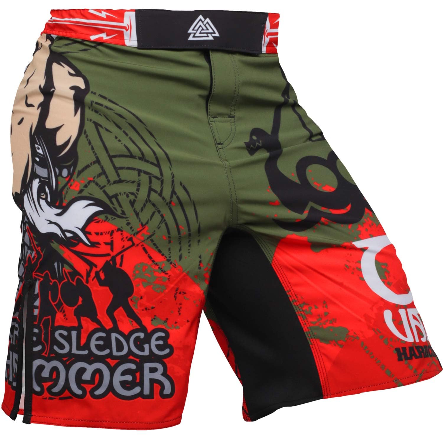 Hardcore Training Fight Shorts Hombre Pantalones Cortos MMA BJJ Boxeo Grappling Fitness No Gi - 3