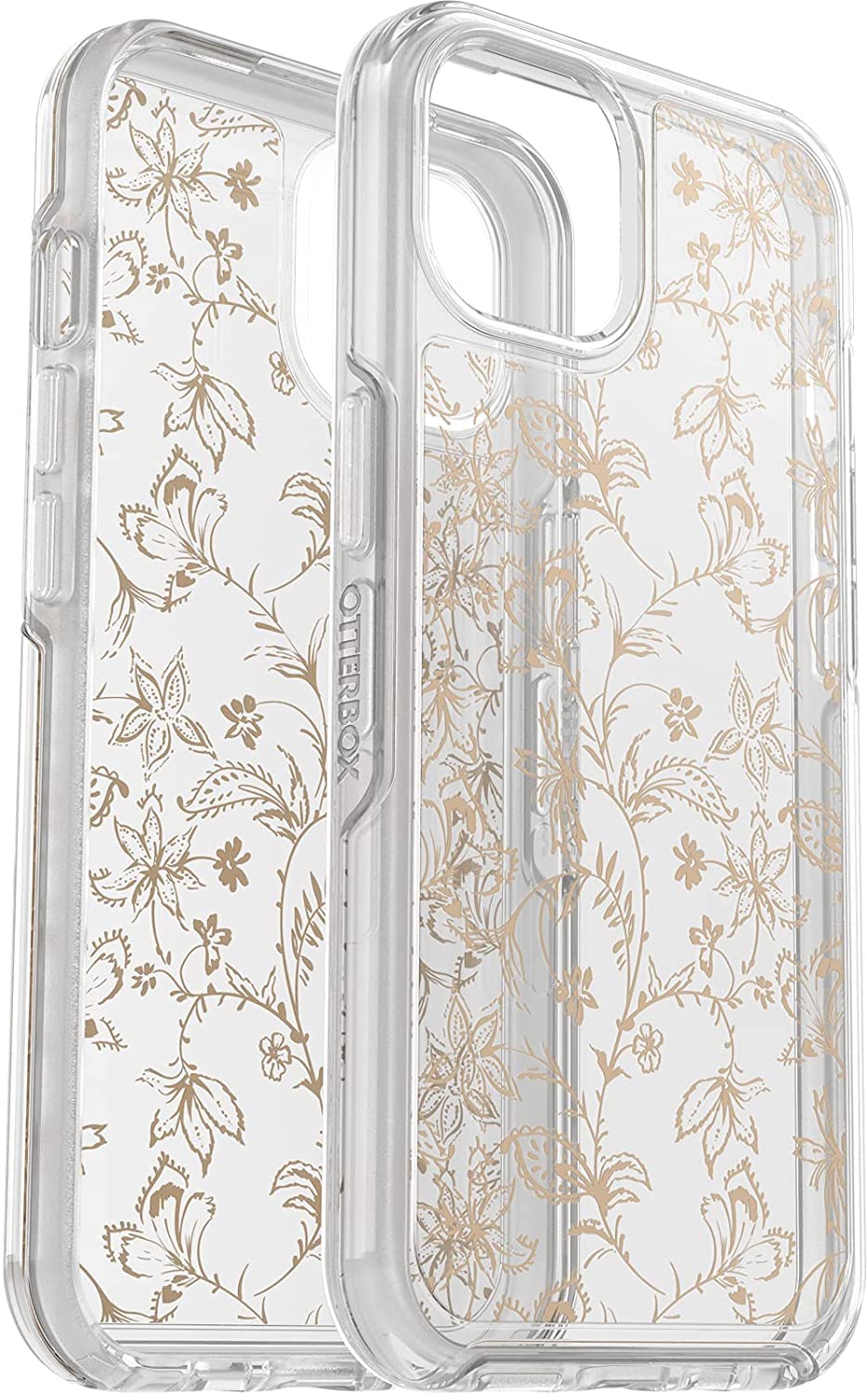 OtterBox iPhone 13 (ONLY) Symmetry Series Case - WallFlower, Ultra-Sleek, Wireless Charging Compatible, Raised Edges Protect Camera & Screen