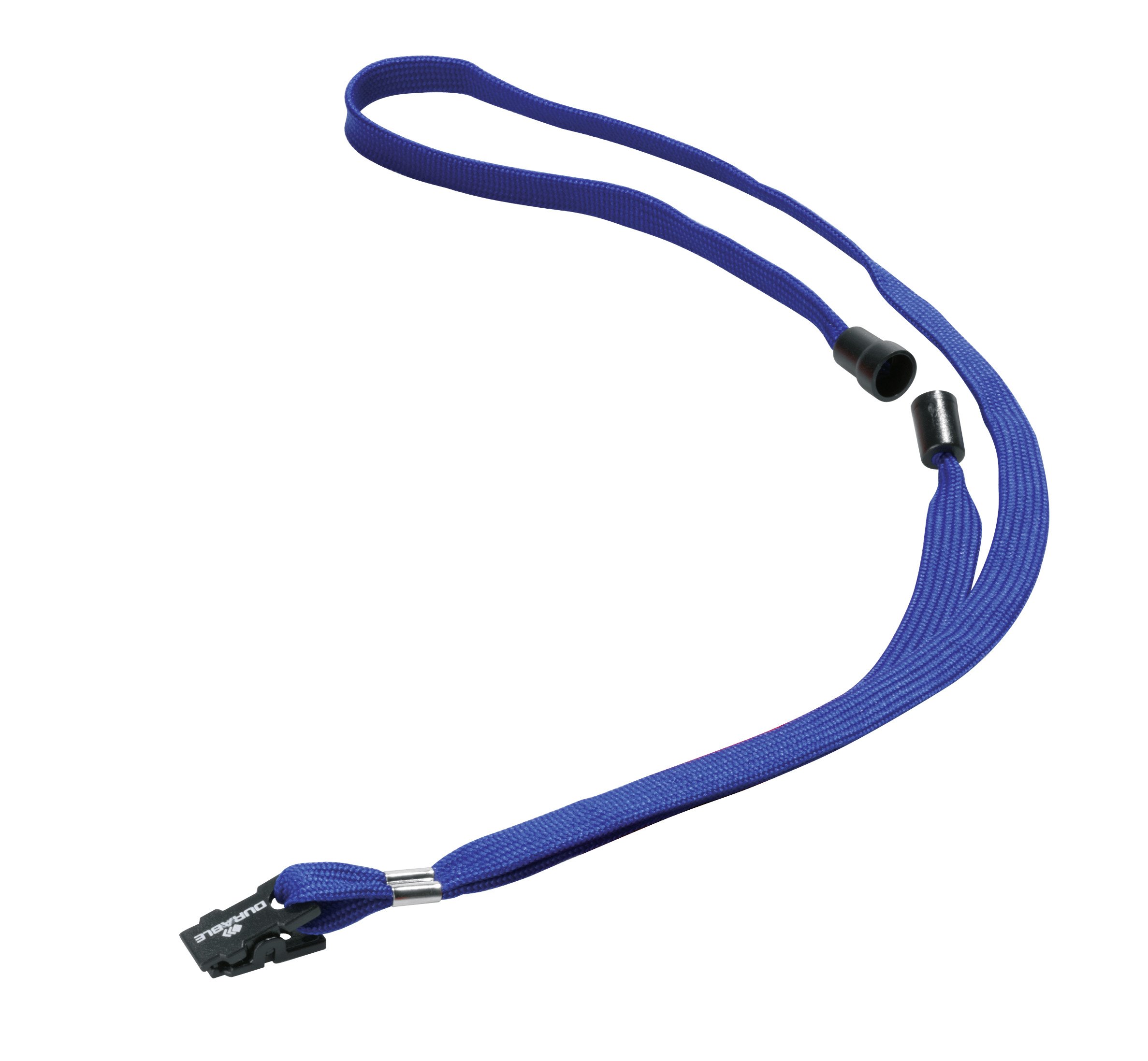 Durable Resistente 811907 Nastro tessile (con chiusura di sicurezza, 44 x 10 mm) Confezione da 10, blu