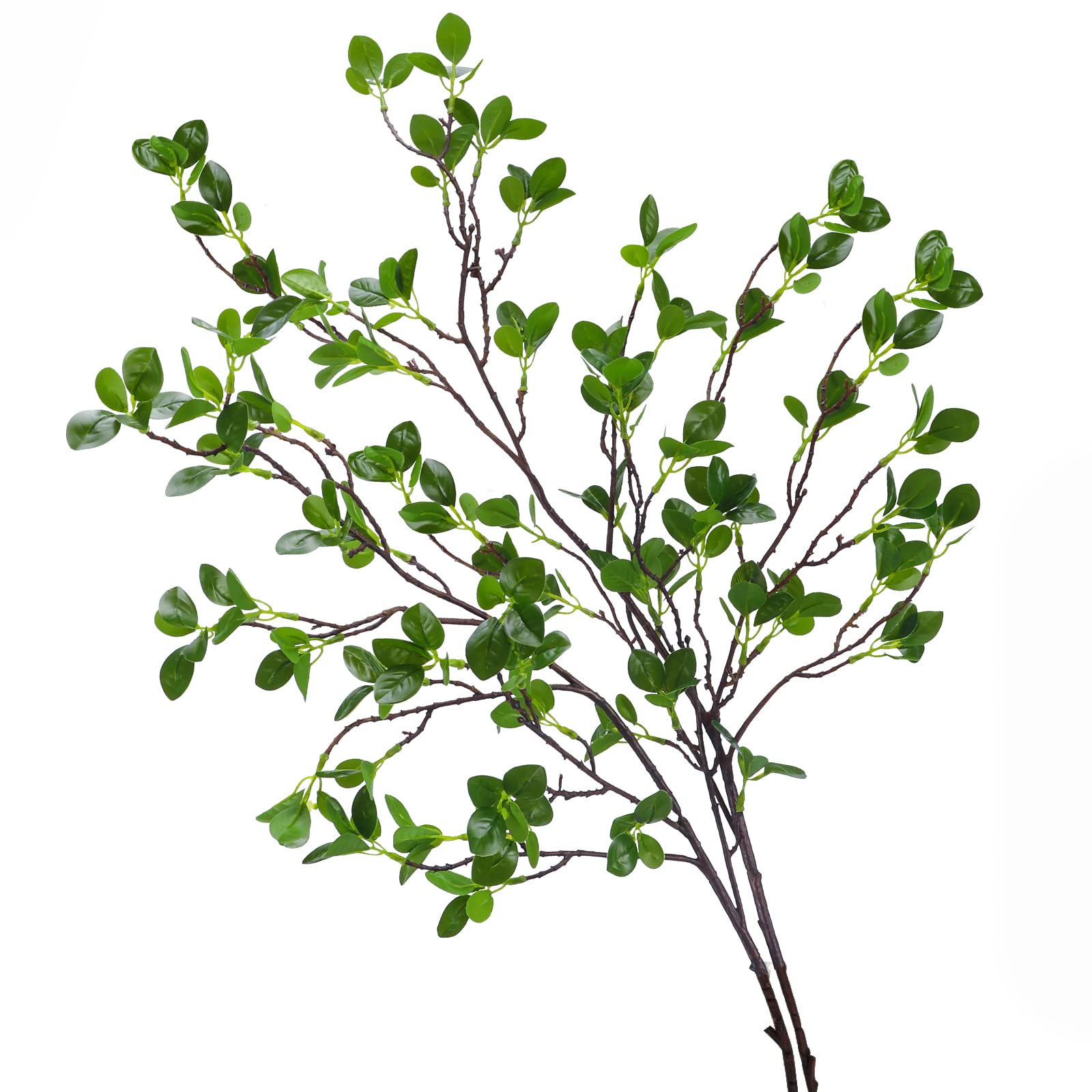 Buy 2pcs 43in Artificial Greenery Stems, Faux Olive Branches for Vase Filler, Ficus