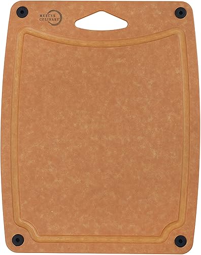 Vista 41 de Mercer Culinary Tabla de cortar compuesta 11 3/4" x 9 1/4" NSF Marrón
