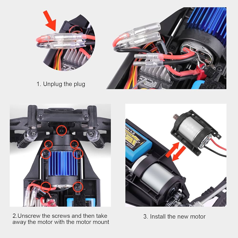 ホビーラジコン Rc car engine Amazon.com: HAIBOXING 1/18TH Scale RC Cars Spare Parts