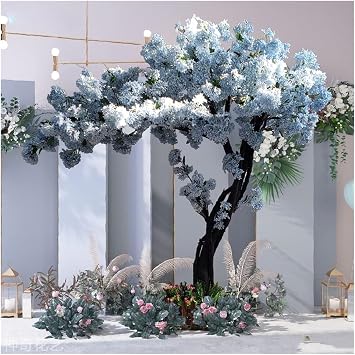Artificial Tree 150 Cm/4.9 Ft Artificial Tree Simulation Cherry Tree Fake Tree Interior Decoration Wishing Peach Tree Faux Plants