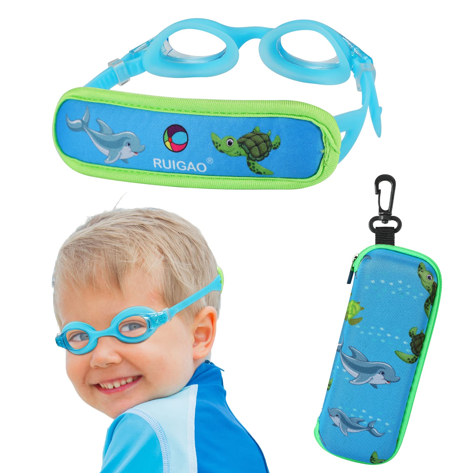 Unisex dziecięce gogle pływackie dla małych dzieci gogle pływackie (1 szt.)
