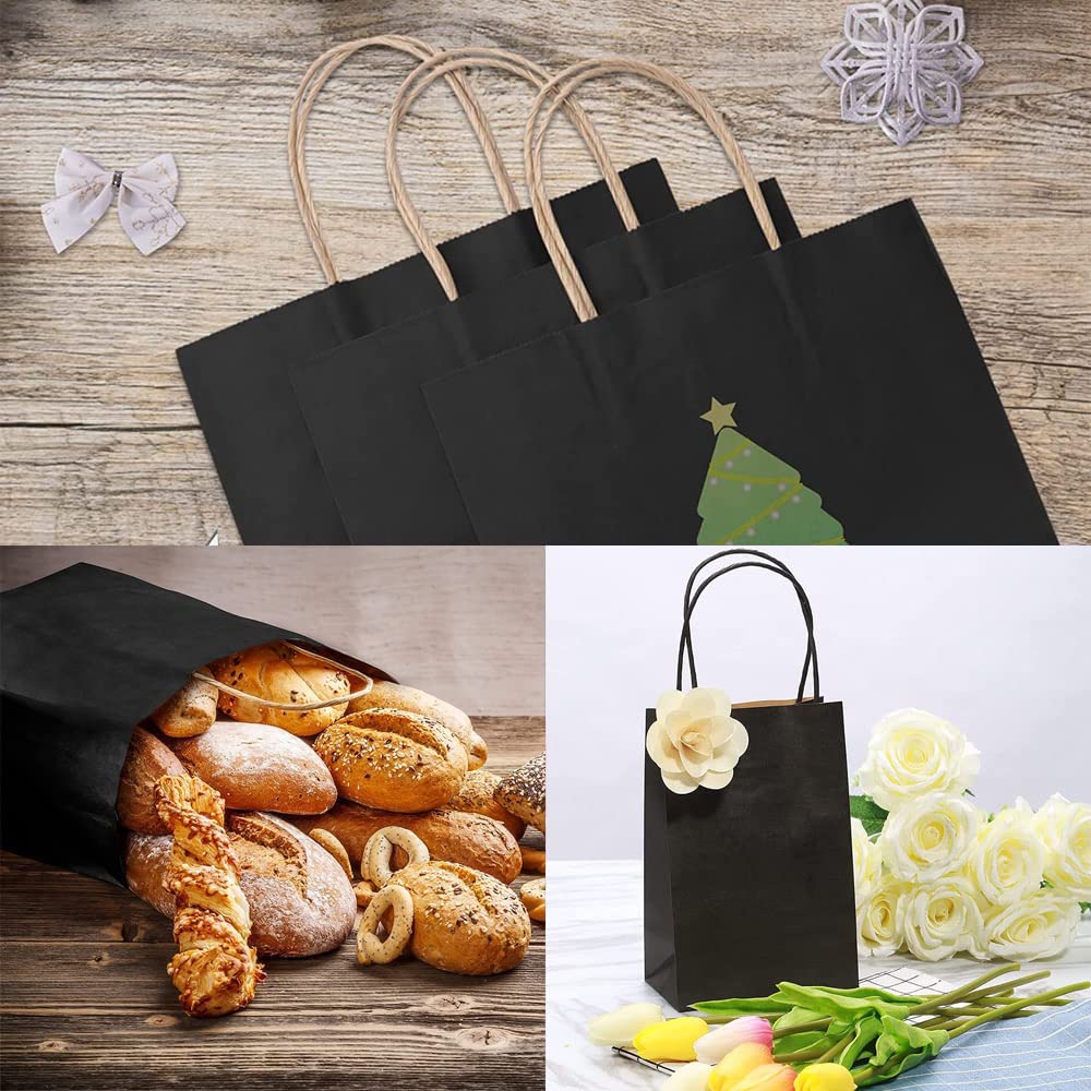 BUSTE REGALO SACCHETTI Carta Kraft Con Manici 40 Pezzi Per - Foto 7