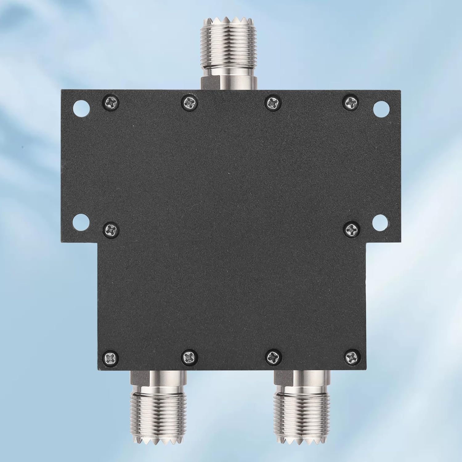 VHF-2 Way Splitter for 136-174MHz HAM CB or VHF Radio 50 Ohm VHF Splitter with UHF Female (SO-239) Connector