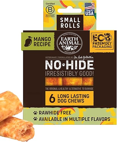 Miniatura 51 de Earth Animal No Hide - Rollos pequeños para masticar perros de larga duración, carne de res, 2