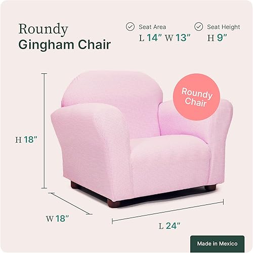 Miniatura 3 de KEET Roundy - Silla para niños, silla combinada con funda, color rosa