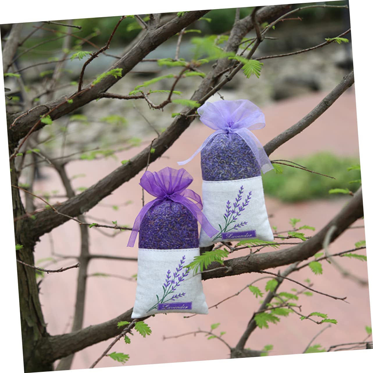 Abaodam 90stücke Lavendel Duftbeutel Im Blumigen Design Leere Säckchen Tiefem Für Aufbewahrung Von Getrocknetem Lavendel Und Kräutern Mit Praktischen Zugbändern