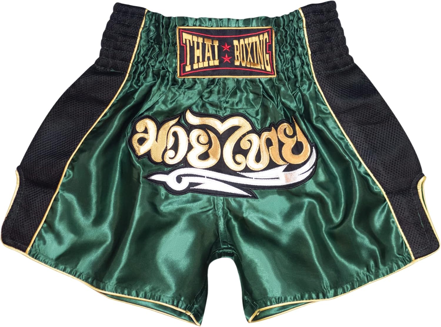 Youth Muay Thai Shorts for Kids (4 Years - 10 Years) Boxing Kickboxing MMA Training Trunk for Boys and Girls