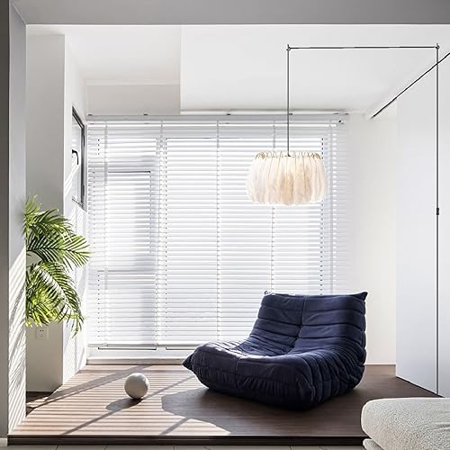 Miniatura 6 de KCO Lighting - Lámpara de techo de plumas nórdicas, lámpara colgante de techo de plumas blancas con cable de enchufe de 14.8 pies, lámpara colgante