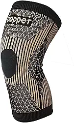 Joelheira para mulheres e homens, joelheiras de cobre para dor no joelho e suporte, manga de compressão de fibra de íons de cobre para corrida, ruptura do menisco, ACL, alívio da dor nas