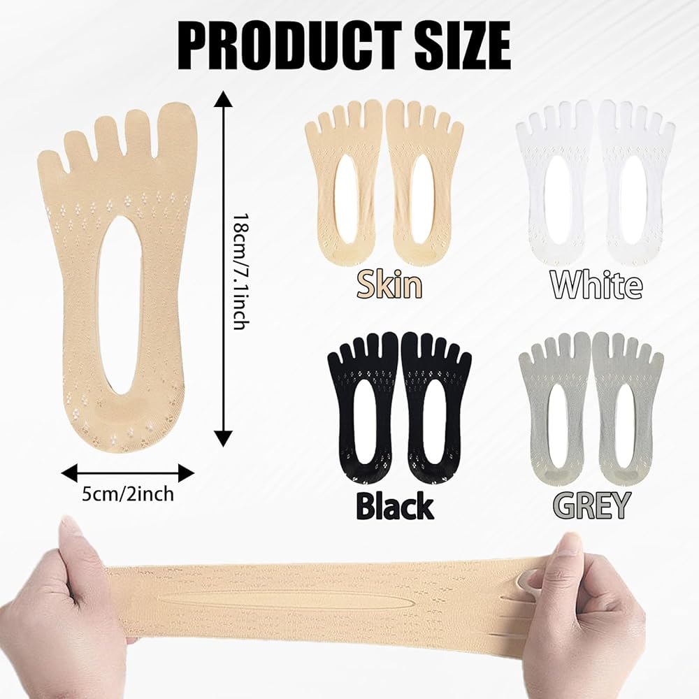 Calzini Con Dita Separate Calzini Alla Caviglia A Cinque Dita Da