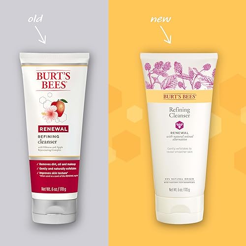 Miniatura 2 de Burt's Bees Limpiador refinador renovador con alternativa de retinol natural Bakuchiol, 6 onzas (el paquete puede variar)