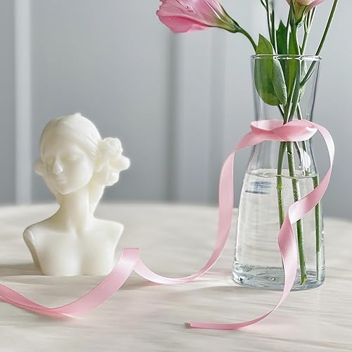 Miniatura 3 de Cinta de satén de doble cara de 38 pulgadas de ancho que no se decolora, 25 yardas (156-rosa)