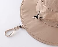 Vista 21 de Home Prefer UPF50+ - Sombrero de sol para hombre, sombrero de pesca de ala ancha para hombres y mujeres, sombrero de playa con protección UV, Gris