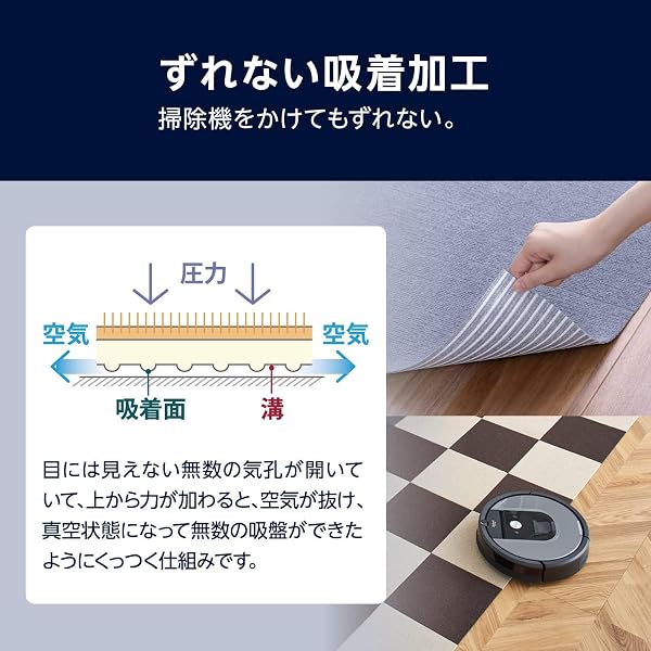 By Amazon Pet Absorbent Water Repellent Tile Mat (11.8 x 11.8 inches (30 x 30 cm), 1 Tatami Mat (18 Sheets), Charcoal Gray - 3