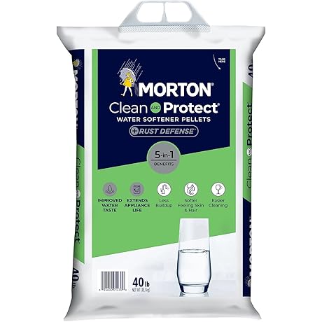 Morton Clean and Protect Plus Rust Defense Water Softener Salt Pellets