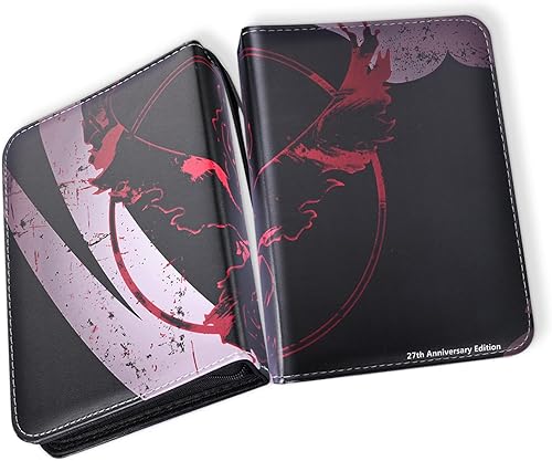 Miniatura 7 de Foboull Carpeta de tarjetas intercambiables, soporte para libro de tarjetas con 4 bolsillos para tarjetas de juego y tarjetas de intercambio