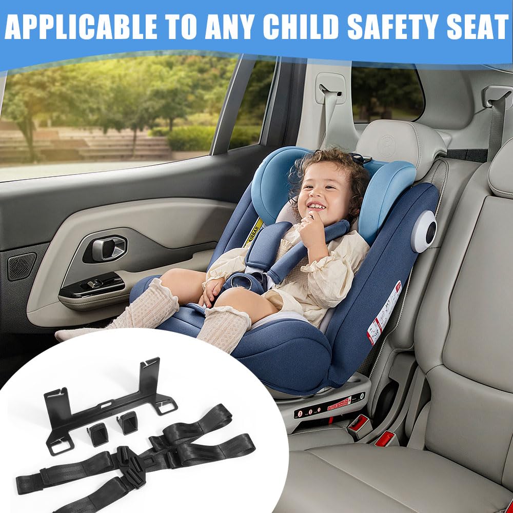 Adattatore per seggiolino auto per bambini con sistema di installazione e Latch, supporto per seggiolino auto