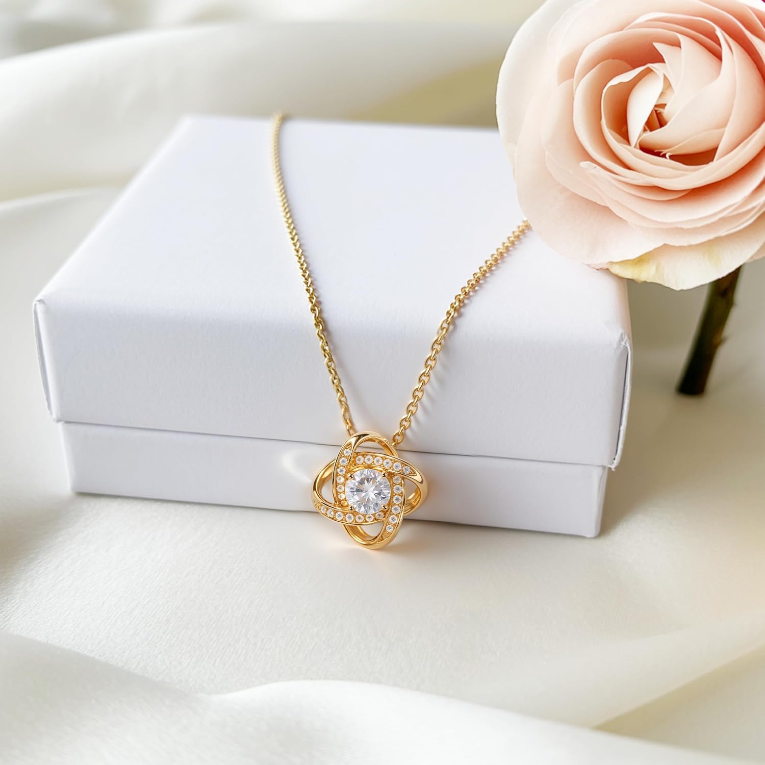 From Dad and Mom, A Meaningful Necklace for My Daughter - 'Dedication' in Spanish, With Message Card and Box