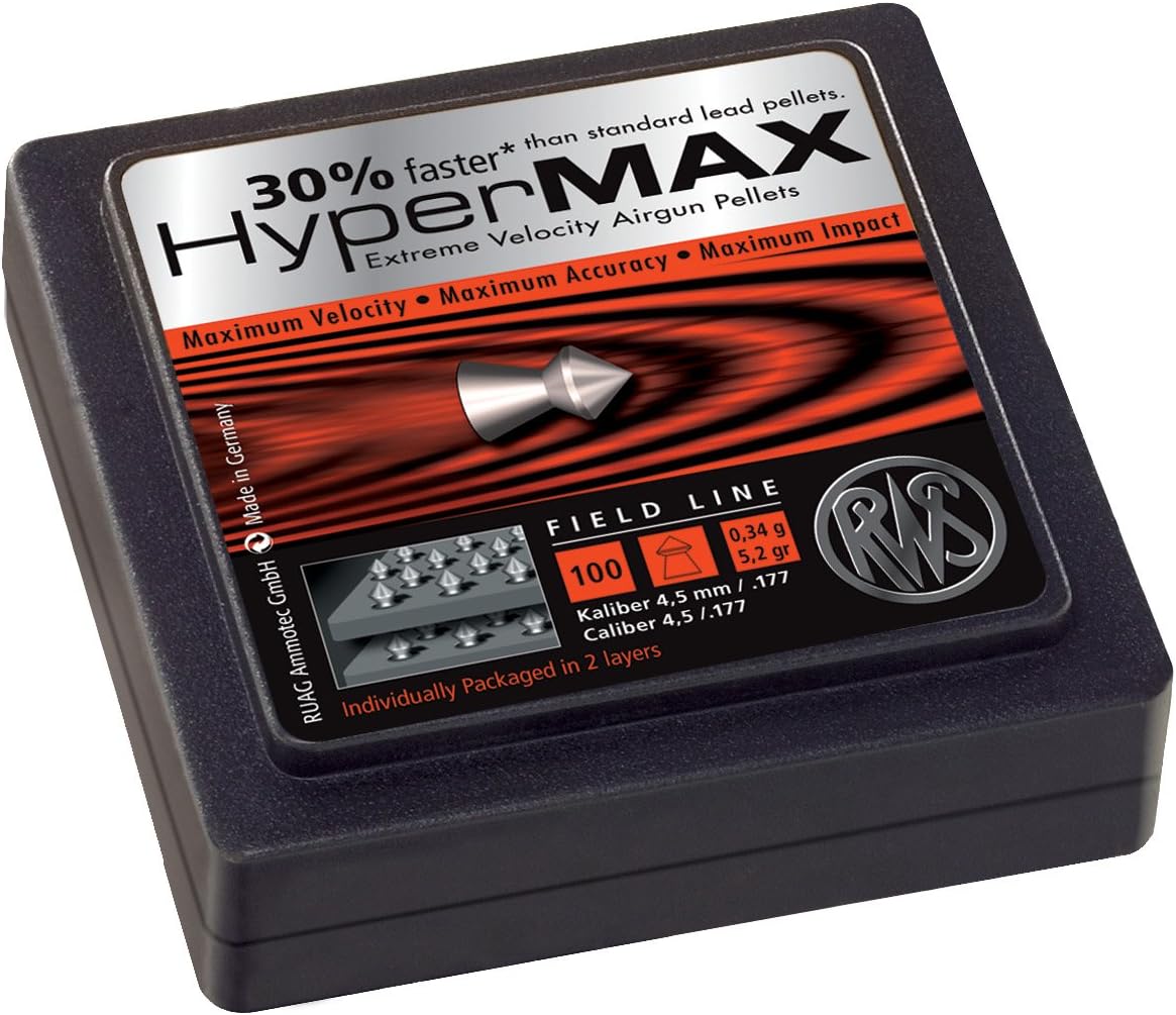 Umarex RWS HyperMAX Extreme Velocity Field Line Alloy Pellet Gun Pellets