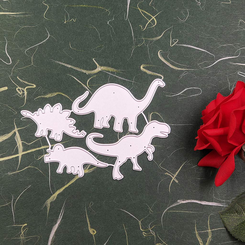MAYJOYDIY - Poinçons De Découpe Dinosaures En Métal (T-Rex, Ptérodactyle...) - Pour Scrapbooking, Cartes, Gaufrage DIY - 3