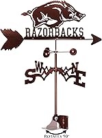 Vista 6 de SWEN Products Arkansas Razorbacks Veleta (estaca de jardín incluida)