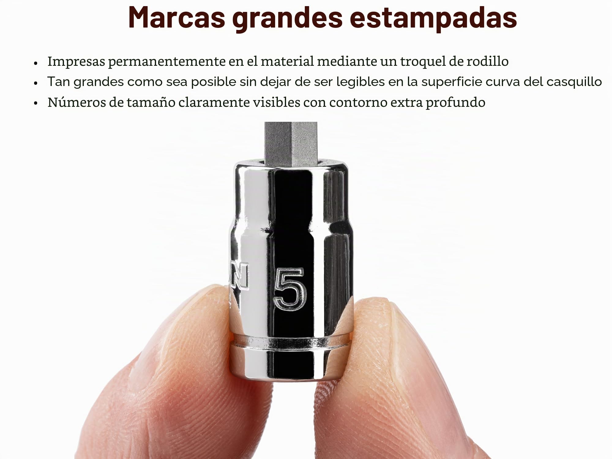 TEKTON Juego de llaves de vaso hexagonales con punta, acople de 3/8 pulgadas, con funda, 19 piezas (de 1/8 a 3/8 pulgadas, 3 a 10 mm) | SHB91315