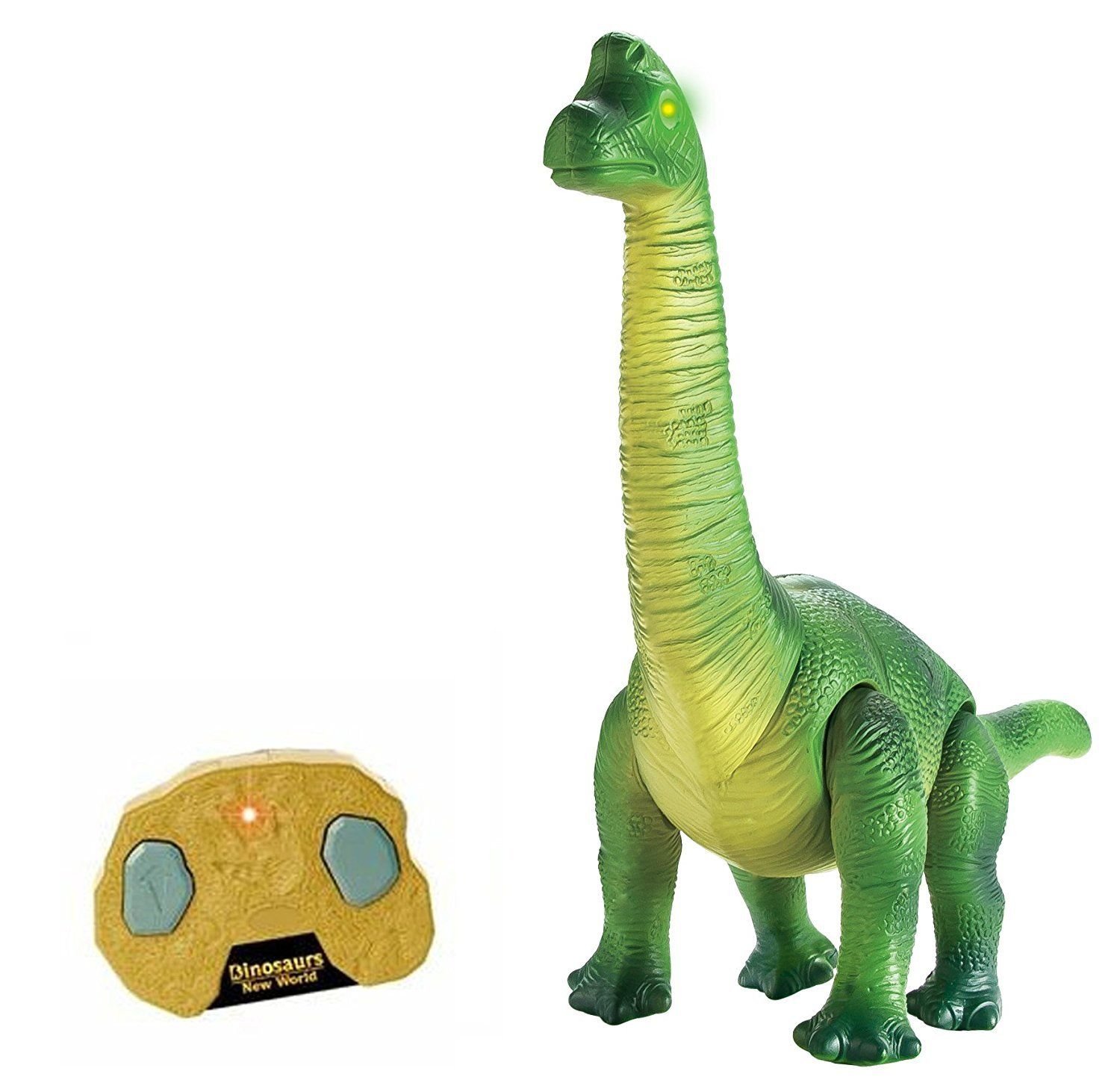 Buy HTUK® RC Remote Control Dinosaur Walks Roars Lights Up Infra Radio