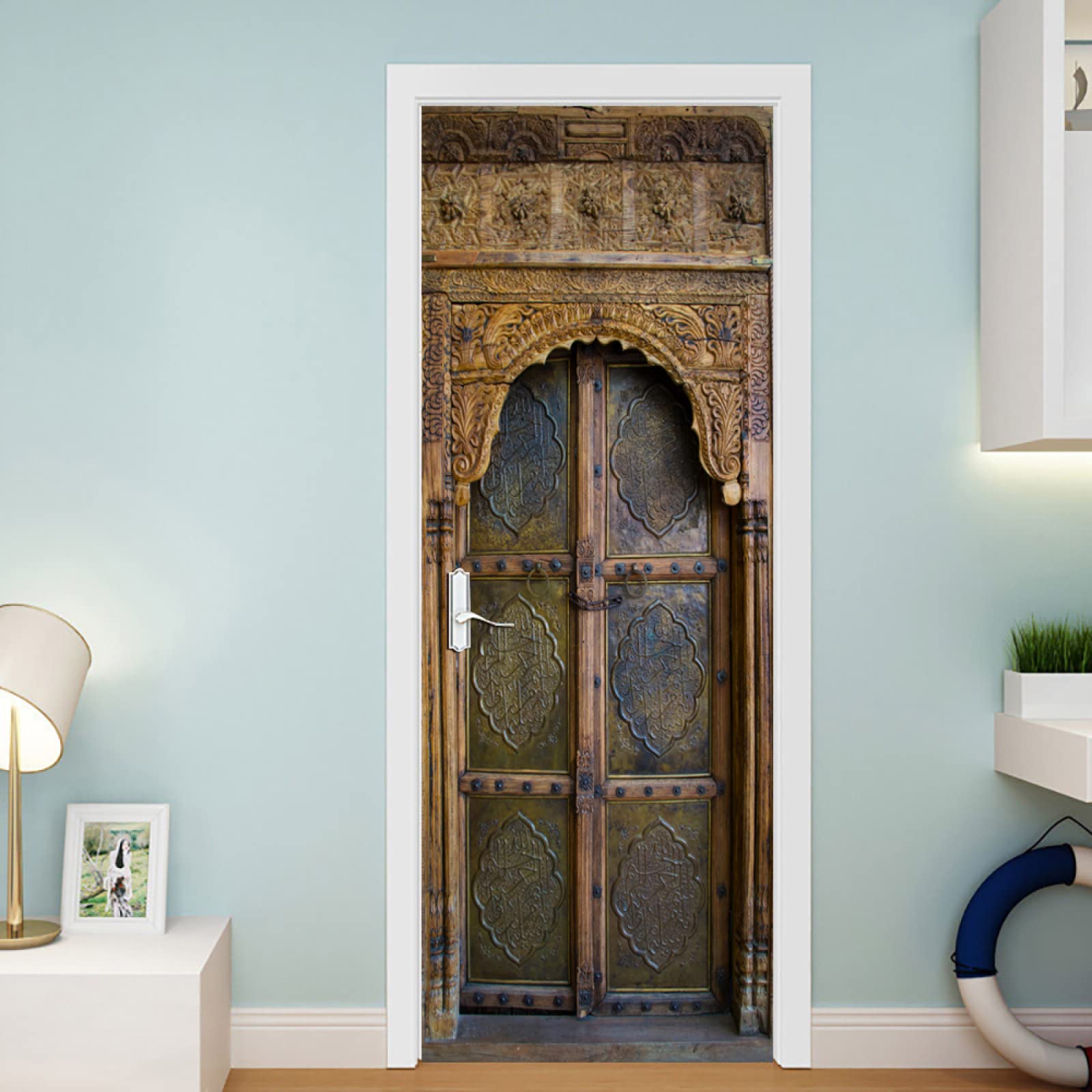 Selbstklebende Türtapete In Holzoptik - Abziehbare PVC Folie Für Türen & Möbel