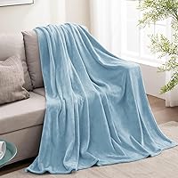 Vista 233 de BEDELITE Fleece Blanket White Throw Blanket for Couch & Bed, Luxury Plush Cozy Fuzzy Blanket 50" x 60", Super Soft Warm Lightweight Throw Blanket