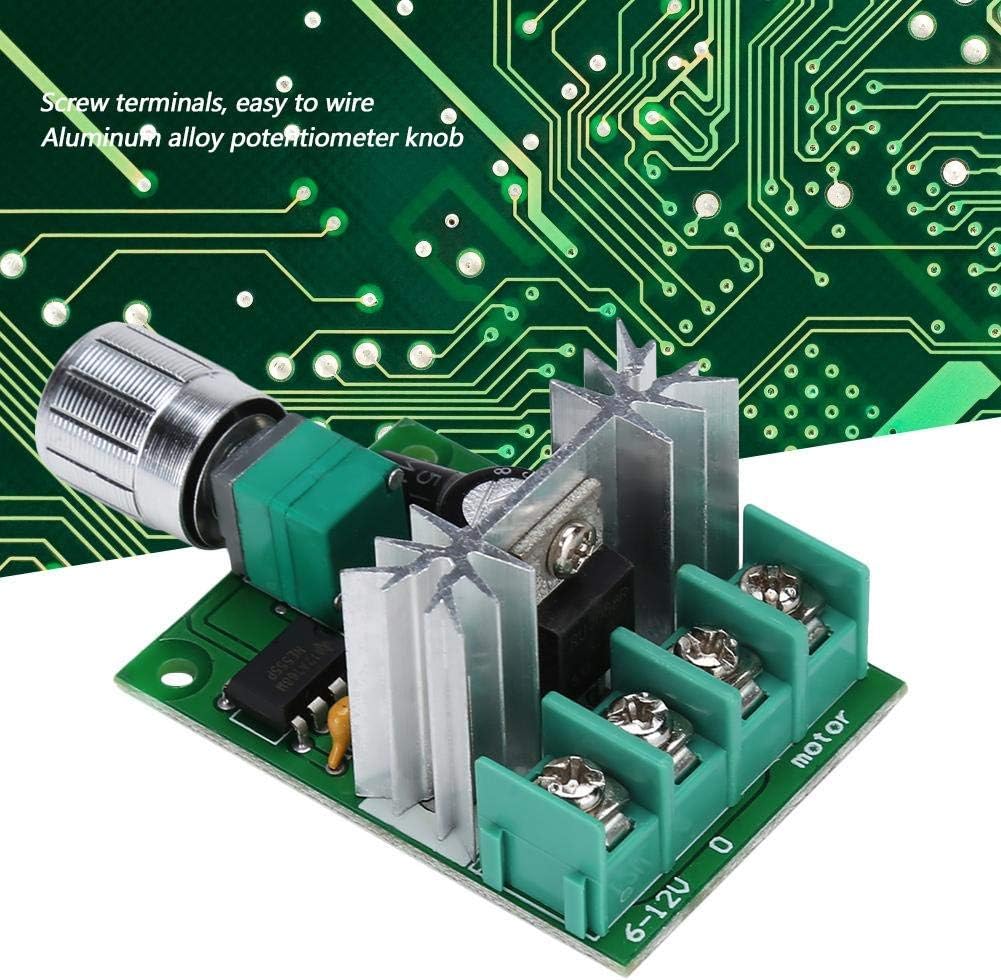 Black Friday 🔥 DC Motor Governor, 6V-12V 6A PWM DC Motor Governor High Power Stepless Variable Speed Switch Designed with Convenient Screw Terminals for Quick Wiring 80% Off Discount DC Motor Governor, 6V-12V 6A PWM DC Motor Governor High Power Stepless Variable Speed Switch Designed with Convenient Screw Terminals for Quick Wiring