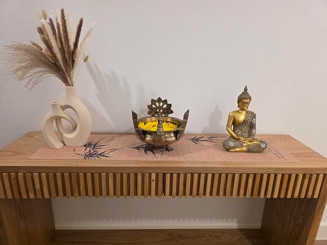 Buddha Statue for Home Decor Gold 10.4”-... 33 Excellent piece with perfect finishing