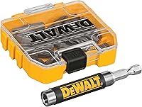 Vista 2 de DEWALT Juego de guía de accionamiento magnético compacto, amarillo (DWAF2058CS) de 18 uds