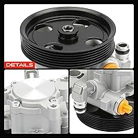 Vista 9 de A-Premium Bomba de dirección asistida, con polea, compatible con Mercedes-Benz CL550 2009-2010, CLS550 2007-2011, E350/S550 2007-2009, E550