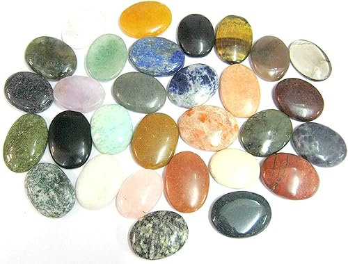 Miniatura 9 de CRYSTALMIRACLE Piedras preciosas de preocupación, cristal de reiki, regalo de bienestar metafísico, potente concentración de meditación