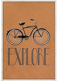 Explore Bike Custom Best Nice Stylish Classical Home Decor Fashionable Mondern Poster Size (50x76cm)