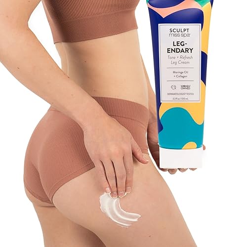 Miniatura 8 de MISS SPA Crema para piernas, crema de colágeno para piernas, aceite de rosa mosqueta de moringa ayuda a refrescar las piernas cansadas, productos