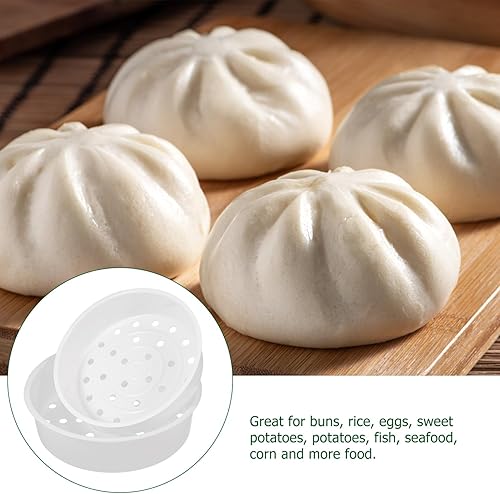 Miniatura 5 de DOITOOL Cesta de cocina de mariscos, 2 unidades, cesta de vapor, soporte para utensilios de cocina, alimentos para arroz, patata, verduras,