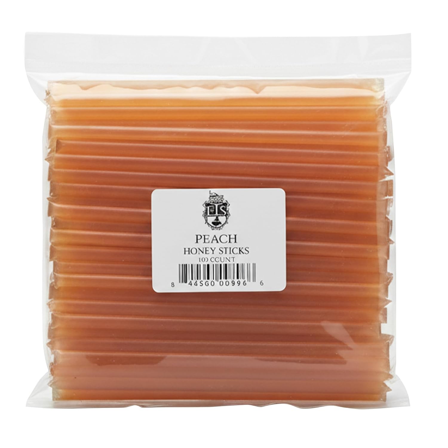 English Tea Store Honey Sticks | All-Natural Honey Stick With Gluten-Free Grade A Honey | Mini Honey Stick For Tea, Cake Pops Or Snacks | Portable Sweet Treat | Mint Flavored Honey Sticks - 100 Count