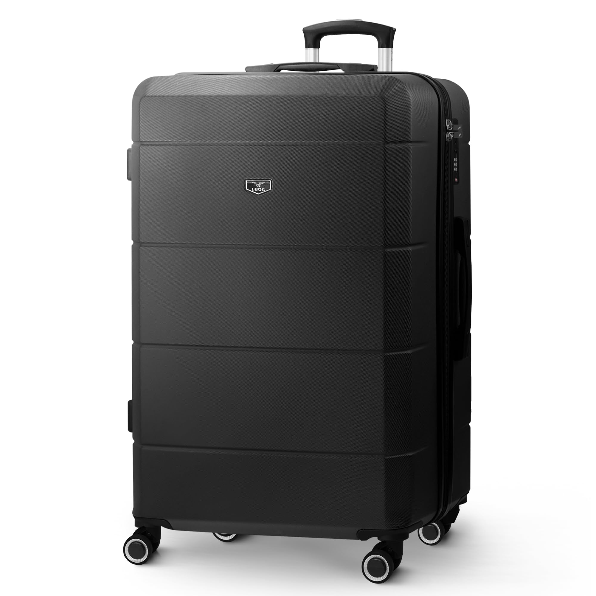 LUGG - Jetset 40cm Suitcase - 40x30x20cm- Ryanair Compatible - Underseat Size - Hard Shell ABS - Spinner & Removable Wheels - Lightweight Travel Luggage- Cream/Brown — view 275