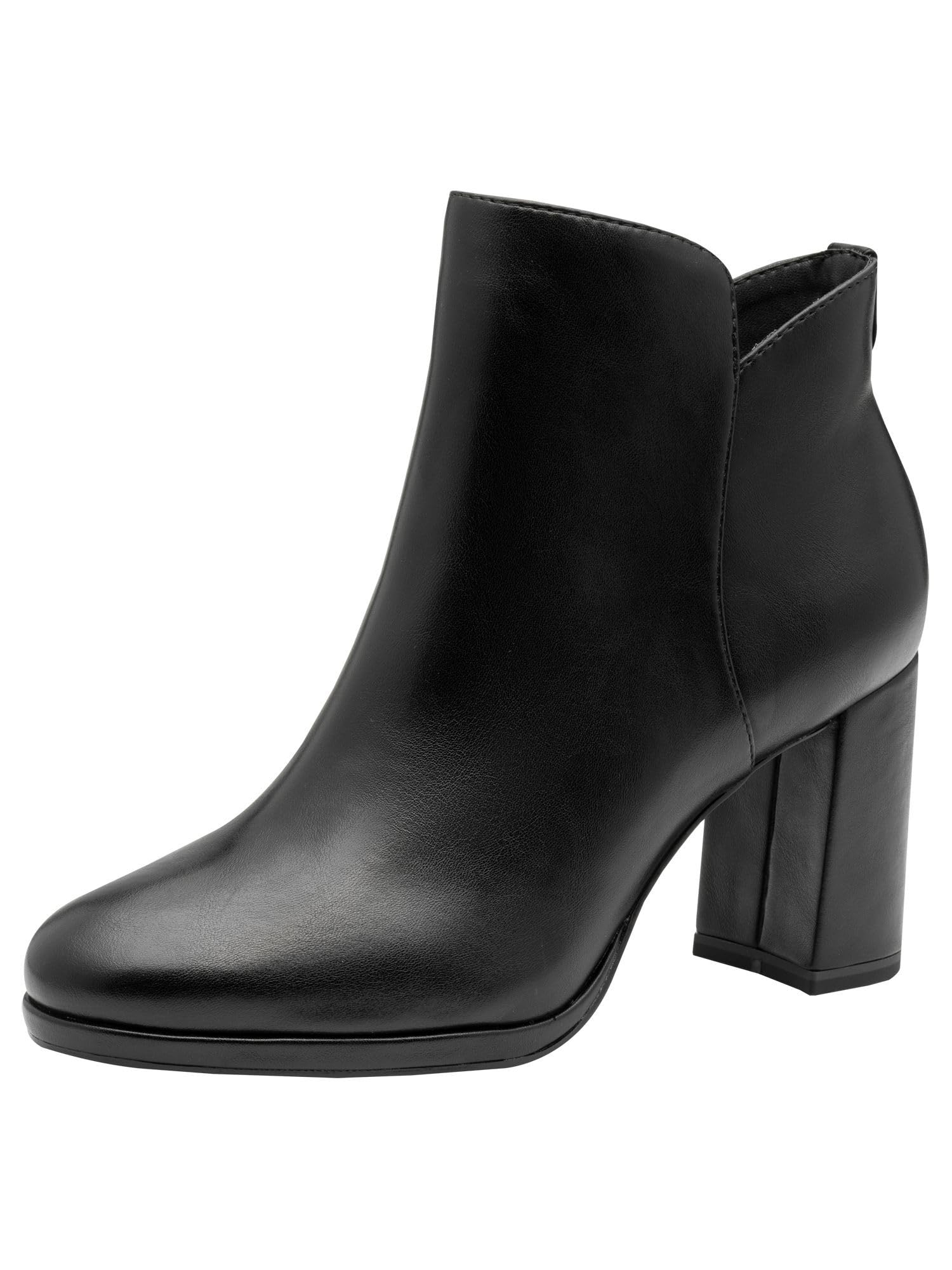 Tamaris Women's Boot Heel 1-25352-45 Ankle Boots, black matte, 6 UK