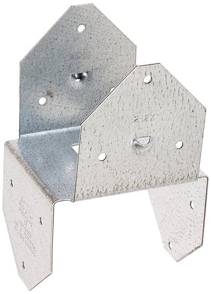 Simpson Strong Tie BCS2-2/4Z ZMAX Galvanized 18-Gauge Double 2x4 Post Cap/Base 20-per box